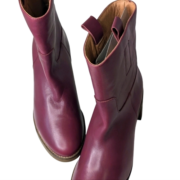 Free People Tabby Ankle Boot Mulberry...Size EUR 39.5/US 8.5 - Picture 5 of 11